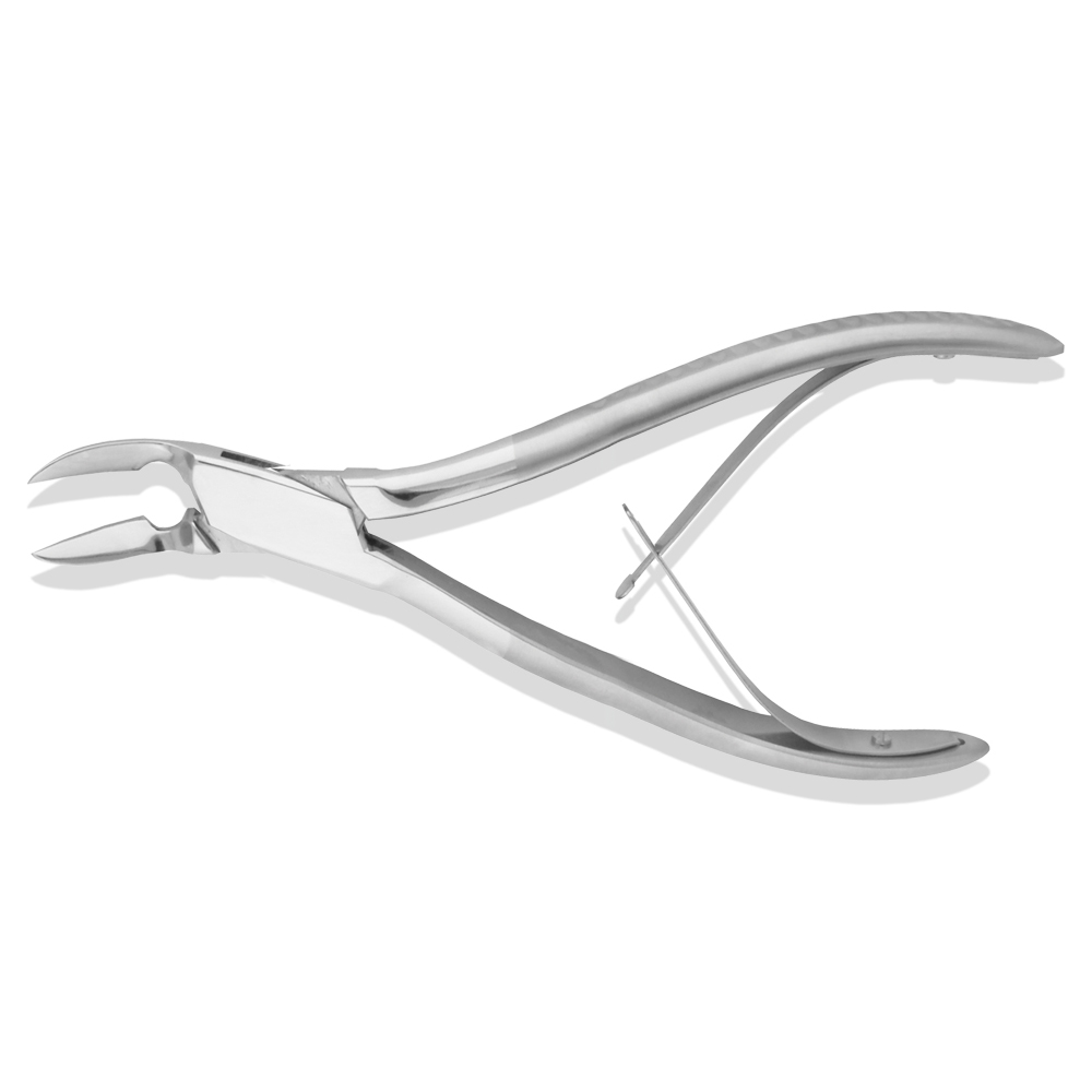 Large Cleveland Rongeur 5, Curved Edge Side Cutting, 45_, 17cm